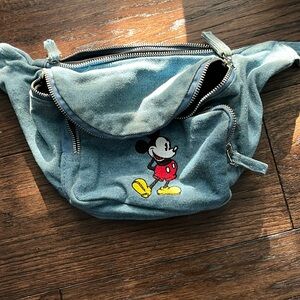 Disney Blue Mickey Mouse Waist Bag